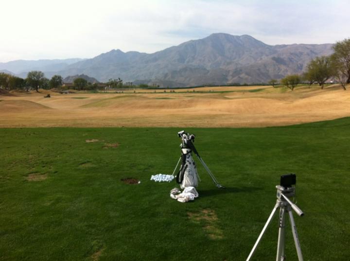 My practice station...