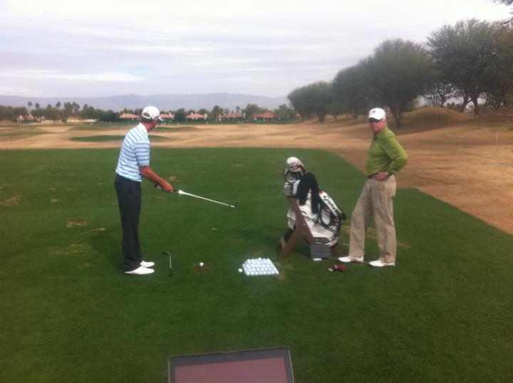Helping Jim Teach Vaughn Taylor - PGA Tour