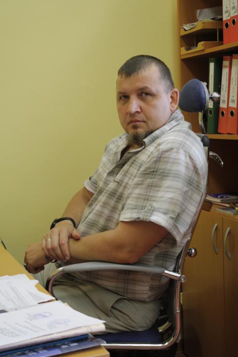 На работе